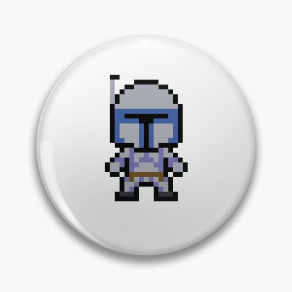 Item preview, Pixel Characters - Mandalorian designed and sold by FancyOwlDesigns.