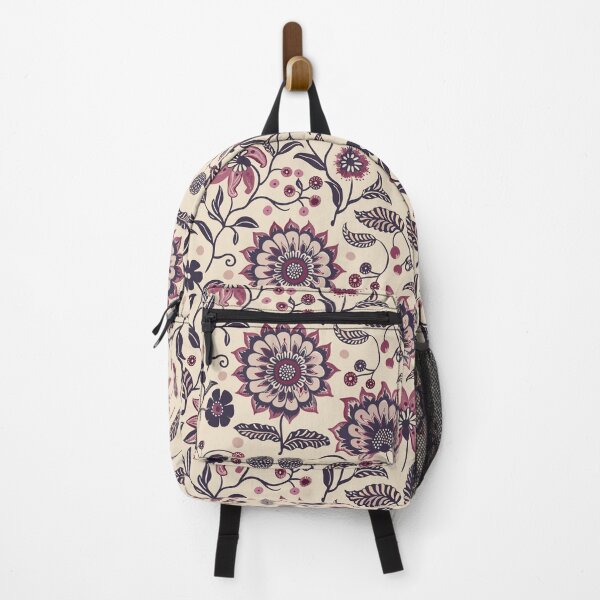 Item preview, Vintage Indian Kalamkari Floral Pattern designed and sold by Hanna Ryan.