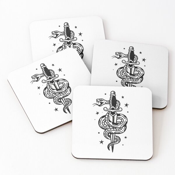 Item preview, Blackwork Serpent Dagger designed and sold by PurePuff Essentials.