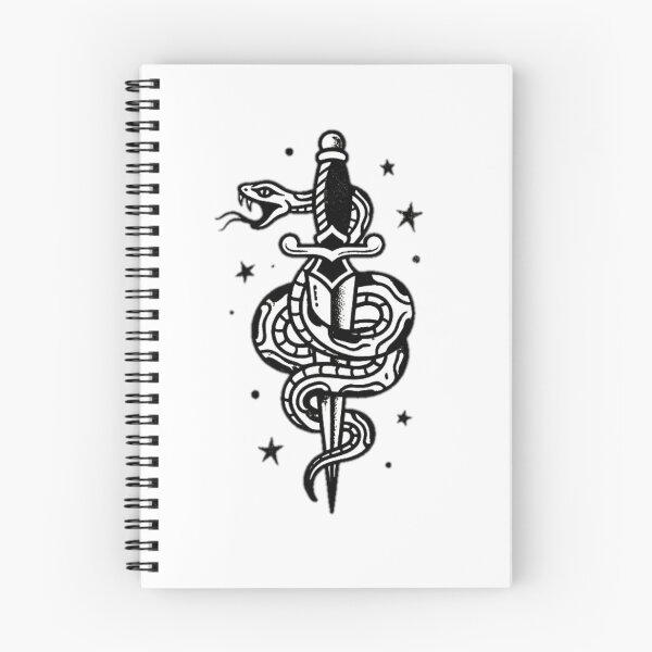 Item preview, Blackwork Serpent Dagger designed and sold by PurePuff Essentials.