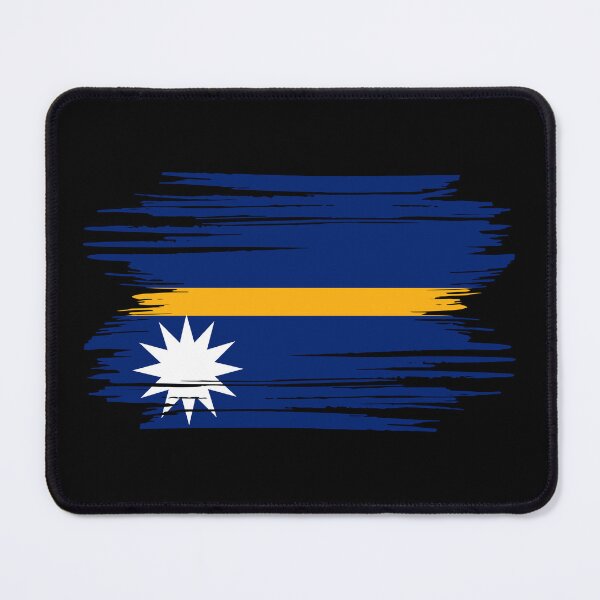 Item preview, Distressed Nauru Flag NR designed and sold by shitpostee.