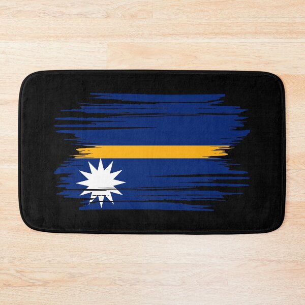 Item preview, Distressed Nauru Flag NR designed and sold by shitpostee.
