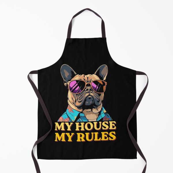 Item preview, My House, My Rules | Funny Gifts For French Bulldog Lovers designed and sold by BrokenLabel.