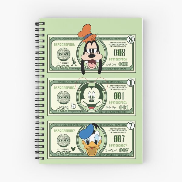 Item preview, Toon Bucks Trinity: Mickey, Donald & Goofy designed and sold by Sun-Faced Studios.
