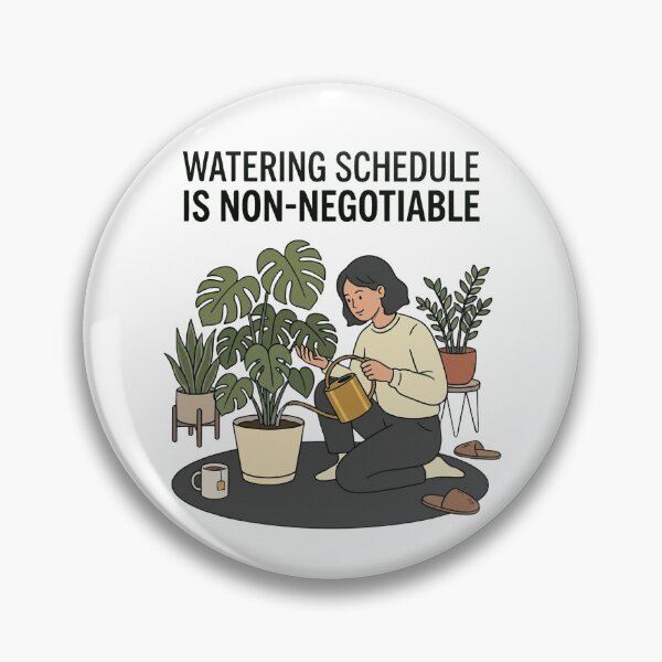 Item preview, Watering Schedule Is Non-Negotiable designed and sold by Northbound Press.