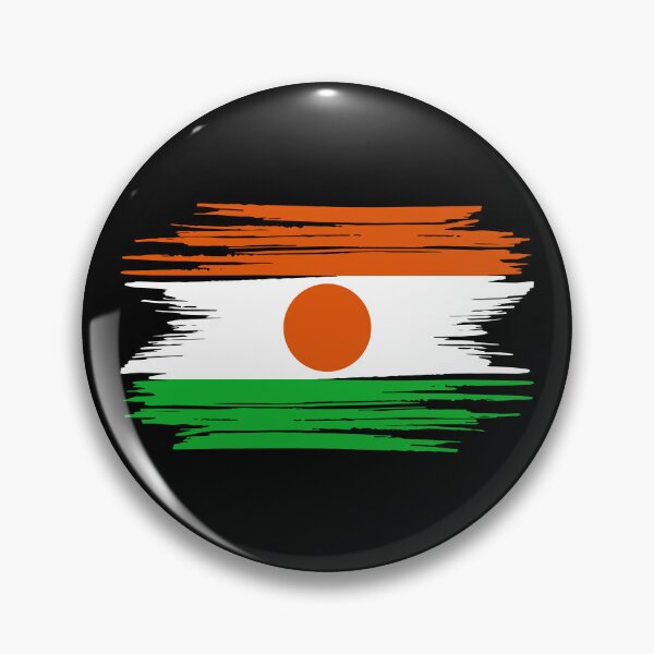 Item preview, Distressed Niger Flag NE designed and sold by shitpostee.