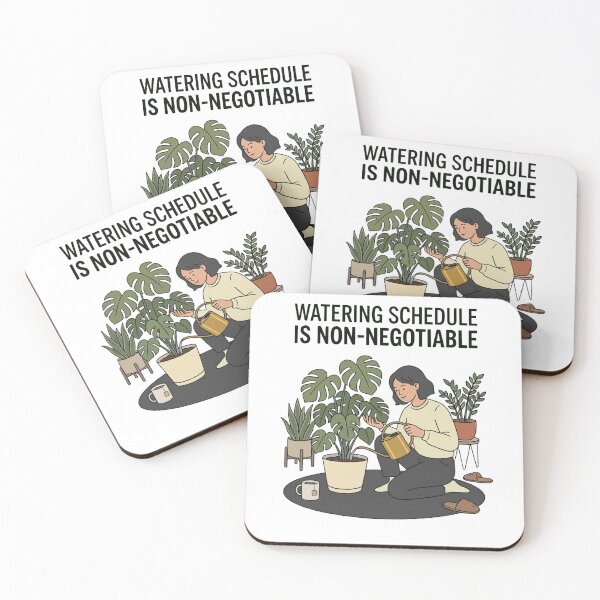 Item preview, Watering Schedule Is Non-Negotiable designed and sold by Northbound Press.
