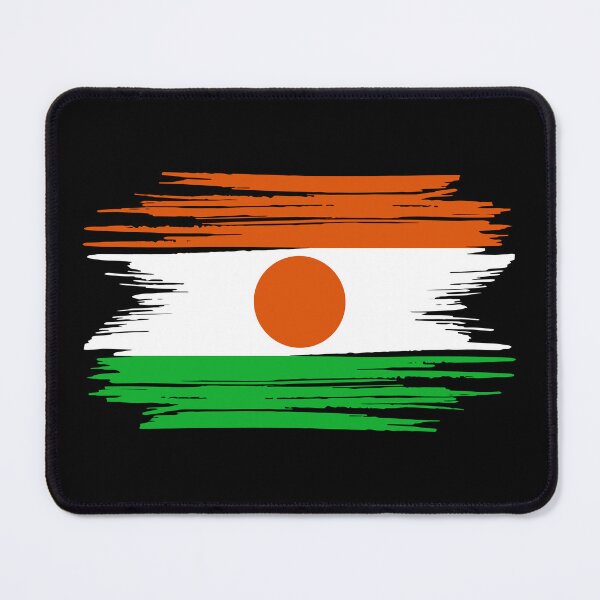 Item preview, Distressed Niger Flag NE designed and sold by shitpostee.