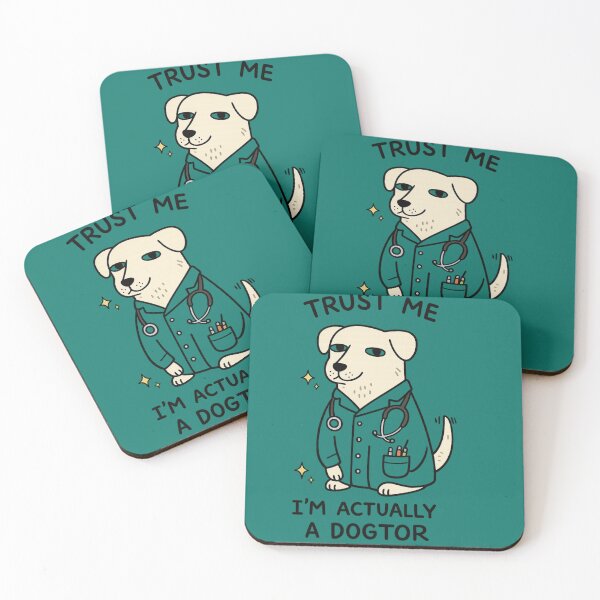Item preview, Funny Dog Doctor Cartoon designed and sold by Saeed  Ahmad.
