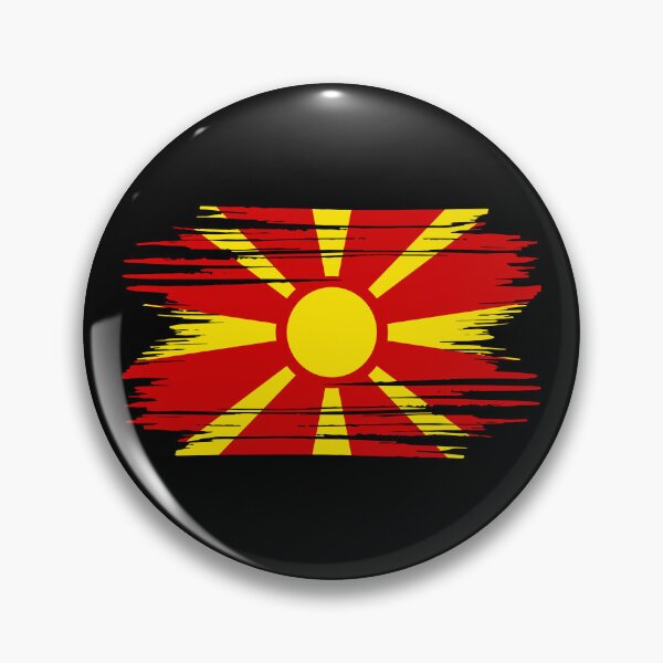 Item preview, Distressed North Macedonia Flag MK designed and sold by shitpostee.