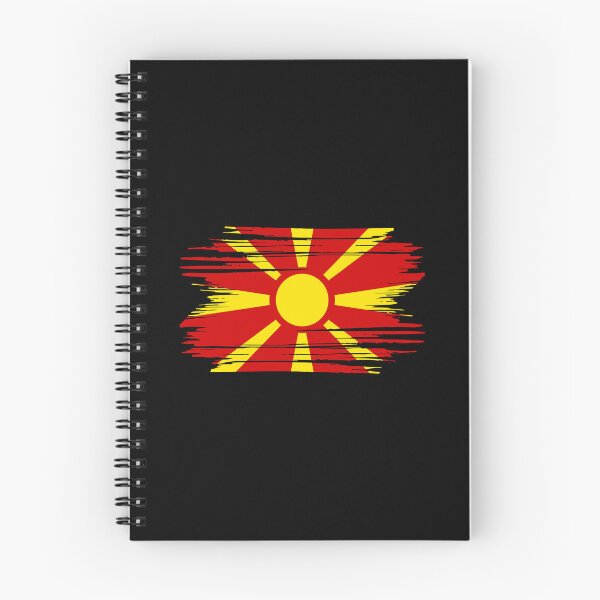 Item preview, Distressed North Macedonia Flag MK designed and sold by shitpostee.
