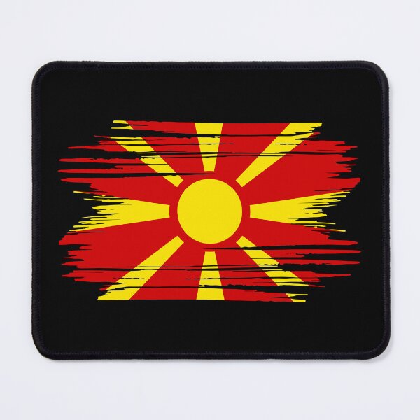 Item preview, Distressed North Macedonia Flag MK designed and sold by shitpostee.