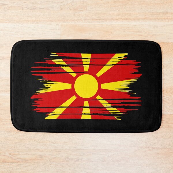 Item preview, Distressed North Macedonia Flag MK designed and sold by shitpostee.