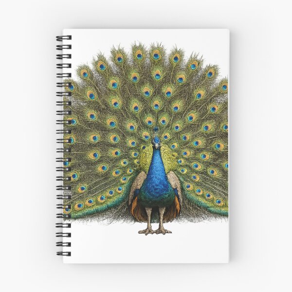 Item preview, Realistic Peacock with Full Display Feathers – Colorful Wildlife Art designed and sold by SmikiM.