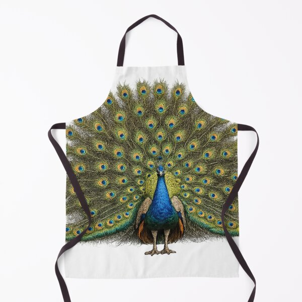 Item preview, Realistic Peacock with Full Display Feathers – Colorful Wildlife Art designed and sold by SmikiM.