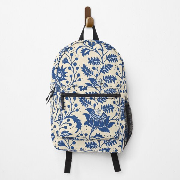 Item preview, Vintage Indian Kalamkari Floral Pattern designed and sold by Hanna Ryan.