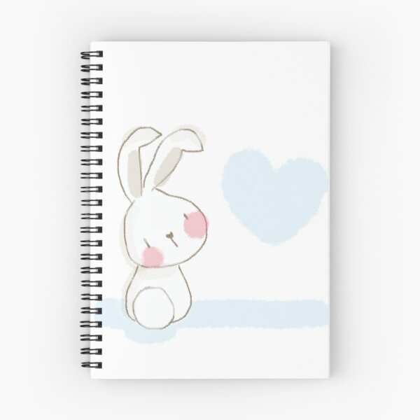 Item preview, Blue love heart bunny designed and sold by Hephzibahlove.
