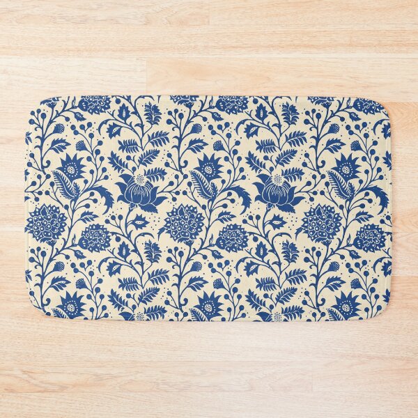 Item preview, Vintage Indian Kalamkari Floral Pattern designed and sold by Hanna Ryan.