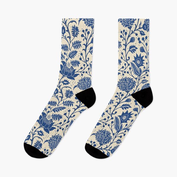 Item preview, Vintage Indian Kalamkari Floral Pattern designed and sold by Hanna Ryan.