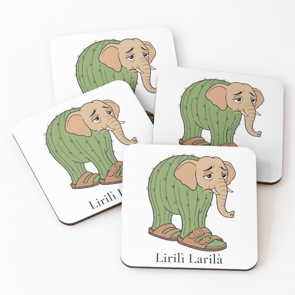 Item preview, Lirili Larila – Funny Italian Brainrot Gift Meme Elephant Cactus Sandals designed and sold by Sekla-Studio.