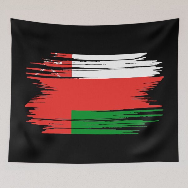 Item preview, Distressed Oman Flag OM designed and sold by shitpostee.