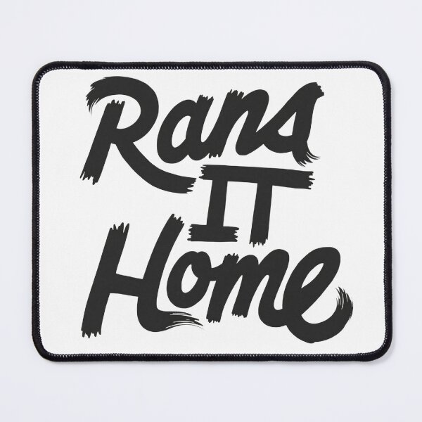 Item preview, RAM IT HOME | Bold Black Ink Hand Lettering for Aries designed and sold by Qubivibe.