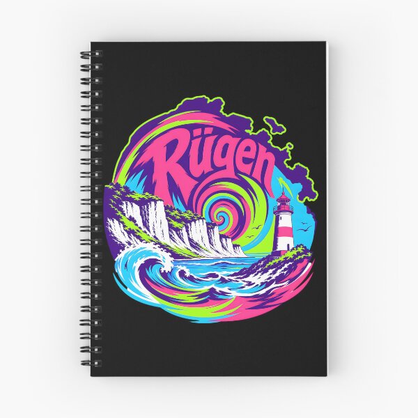Item preview, Rügen Lighthouse Baltic Sea Psychedelic designed and sold by HoshisWorld2018.