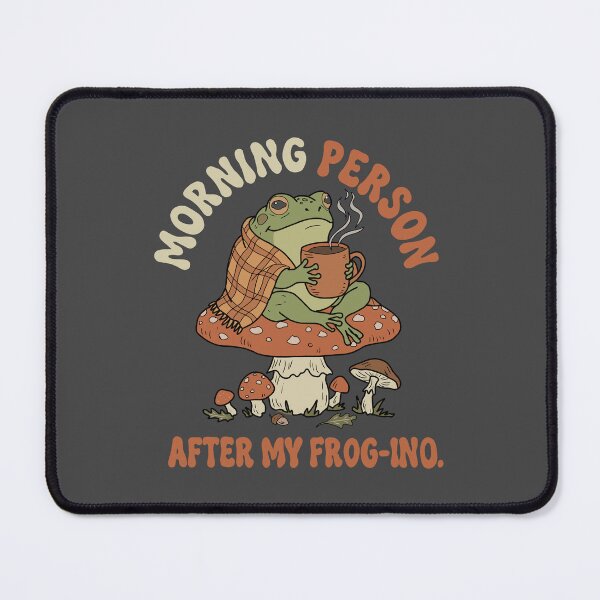 Item preview, Frog Morning Coffee Vintage Toad Meme designed and sold by LeshanArt.