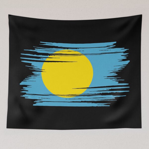 Item preview, Bandera de Palaos deteriorada PW designed and sold by shitpostee.