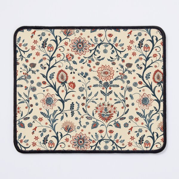 Item preview, Vintage Indian Kalamkari Floral Pattern designed and sold by Hanna Ryan.
