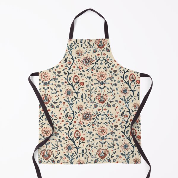 Item preview, Vintage Indian Kalamkari Floral Pattern designed and sold by Hanna Ryan.