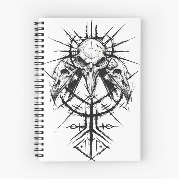 Item preview, Nordic Raven Skulls | Viking Style Gifts  designed and sold by BrokenLabel.