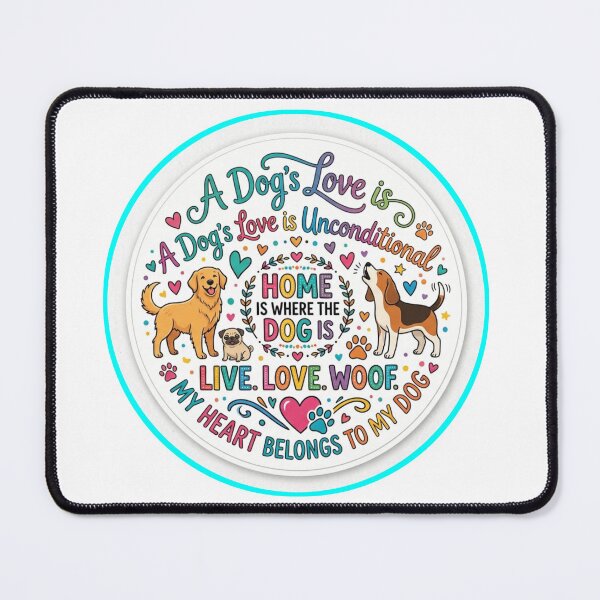 Item preview, Colorful Dog Lover Quotes Sticker Design designed and sold by ExploreAura Studio.
