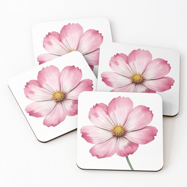 Item preview, Cosmos Flower Watercolor Painting designed and sold by RawNaturePrints.