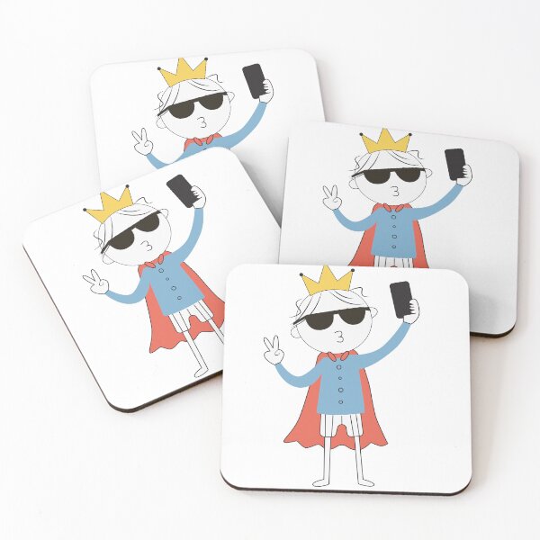 Item preview, Cool King Selfie | Prince with Sunglasses and Cape designed and sold by TatinkaArtskill.