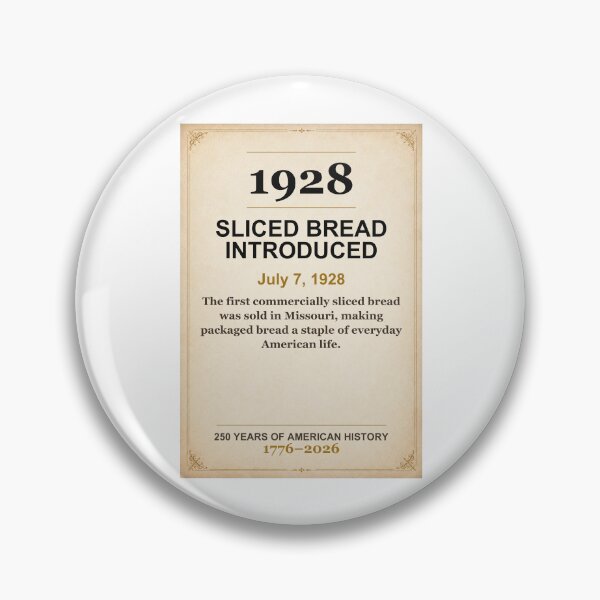 Item preview, America 250 | Sliced Bread Introduced | 1928 designed and sold by ariksworld.