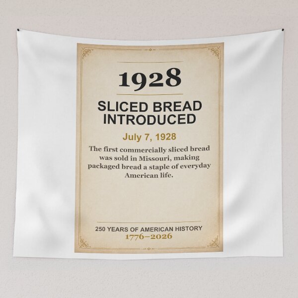 Item preview, America 250 | Sliced Bread Introduced | 1928 designed and sold by ariksworld.