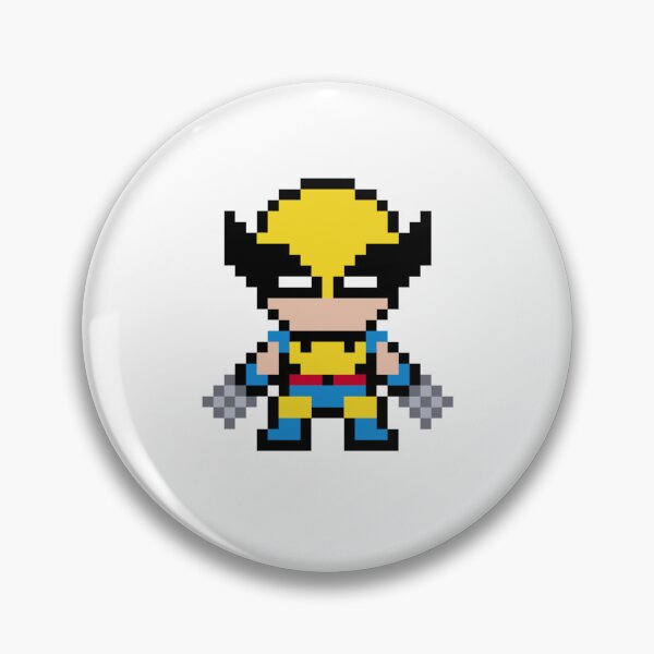 Item preview, Pixel Characters - Wolverine designed and sold by FancyOwlDesigns.
