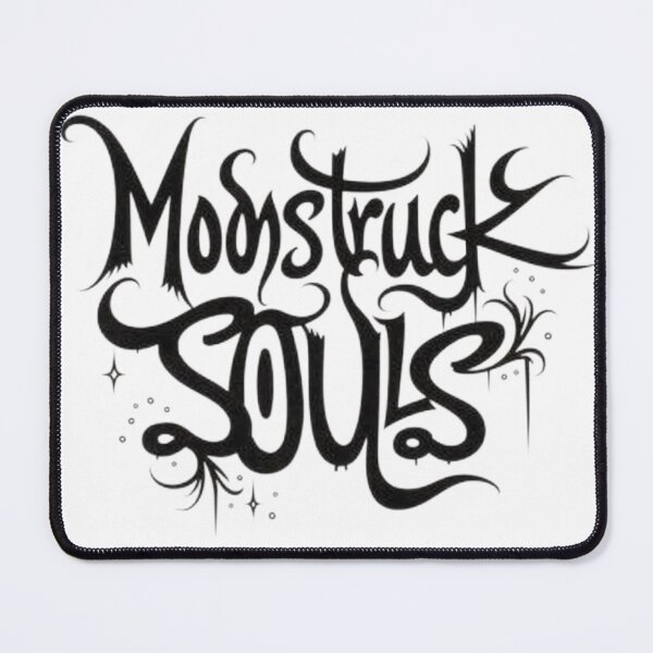 Item preview, Moonstruck Souls - Bold Black Ink Hand Lettering designed and sold by Qubivibe.