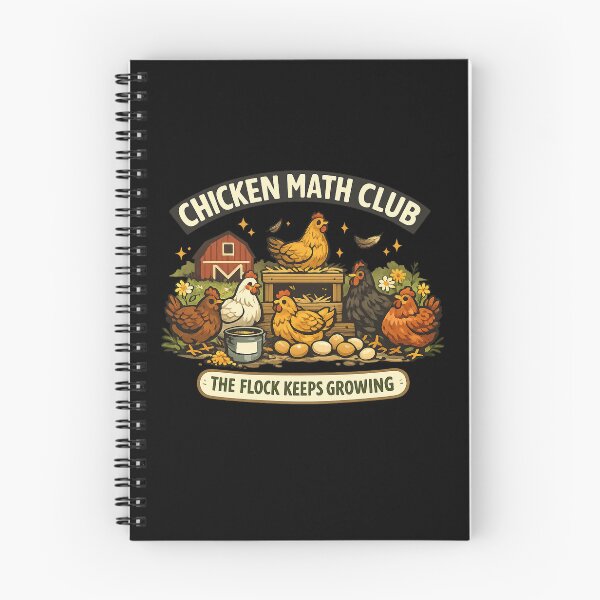 Item preview, Chicken Math Club Funny Backyard Chicken Keeper designed and sold by Concrete Coffee Studio.