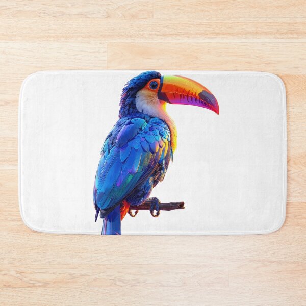 Item preview, Toucan colorful pop art tropical bird portrait vibrant rainbow shirt gift for bird lovers designed and sold by icemanphotos.