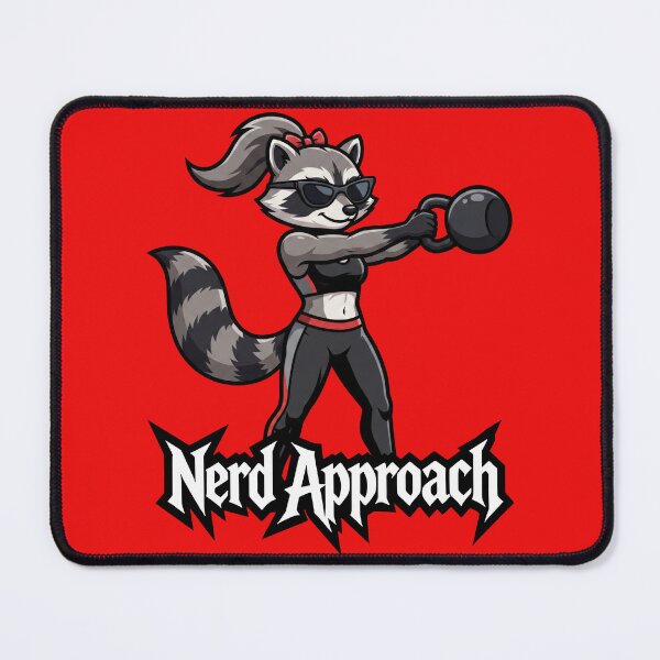 Item preview, Kettlebell Raccoon, Obsessed with Every Interval designed and sold by NerdApproach.
