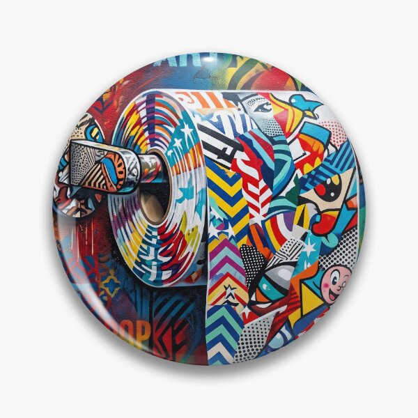 Item preview, Bathroom Art Roll Of Toilet Paper designed and sold by Home Decor Art.