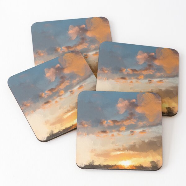 Item preview, Golden Horizon Sunset Oil Painting designed and sold by Dehiles.