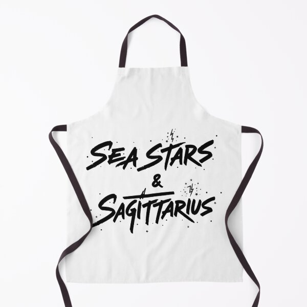 Item preview, SEA STARS & SAGITTARIUS Bold Black Ink Hand Lettering designed and sold by Qubivibe.
