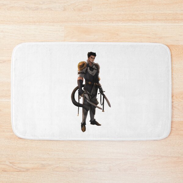 Item preview, Armored fantasy warrior stands ready holding two sharp blades. designed and sold by KireVeronica.