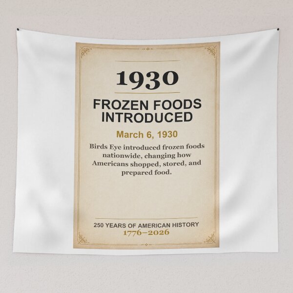 Item preview, America 250 | Frozen Food Introduced | 1930 designed and sold by ariksworld.
