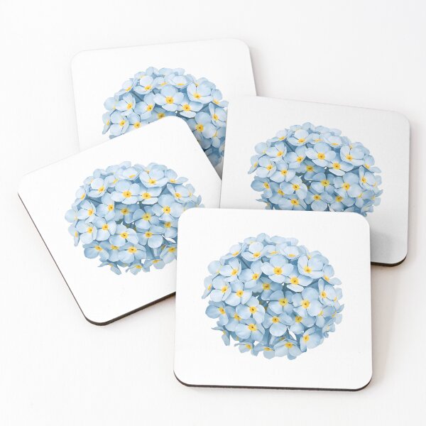 Item preview, Forget Me Not Flower Watercolor Painting designed and sold by RawNaturePrints.