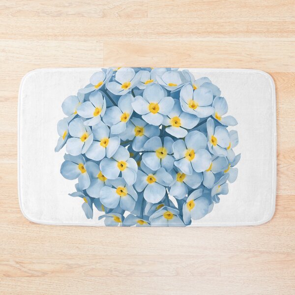 Item preview, Forget Me Not Flower Watercolor Painting designed and sold by RawNaturePrints.