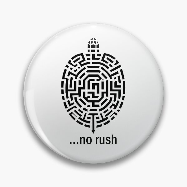 Item preview, Maze Turtle Illustration – No Rush – Labyrinth Art| Slow Living Gift designed and sold by FMproject.
